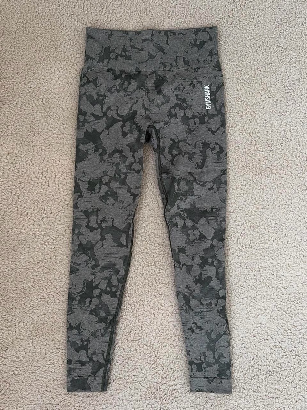Gymshark Green Camo High-Waist Leggings